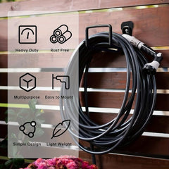 Wall Mount Garden Hose Holder Heavy Duty Water Hose Hanger