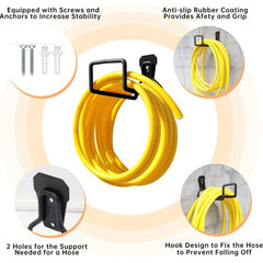 Wall Mount Garden Hose Holder Heavy Duty Water Hose Hanger