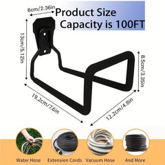 Wall Mount Garden Hose Holder Heavy Duty Water Hose Hanger