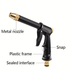 High Pressure Water Hose Nozzle Long Spray Nozzle Garden Hose Washer Cleaning