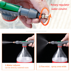 Manual Air Pressure Sprayer Adjustable Beverage Bottle Sprinkler