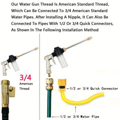 High Pressure Water Gun Sprayer Set for Garden Washing Foam Sprinkling