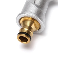 High Pressure Garden Hose Nozzle 4 Adjustable Patterns Full Brass Spray Nozzle