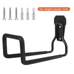 Heavy Duty Wall Mount Hose Holder for Garden Hose - Steel Construction