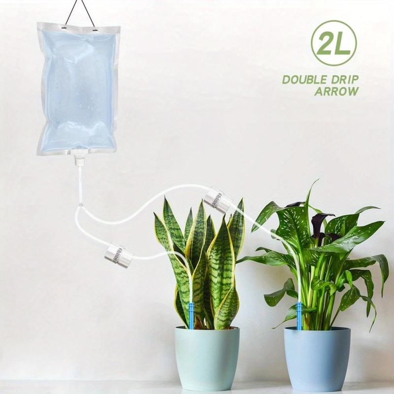 Automatic Watering Dripper Infusion Bag Plant Flower Drip Irrigation Kit