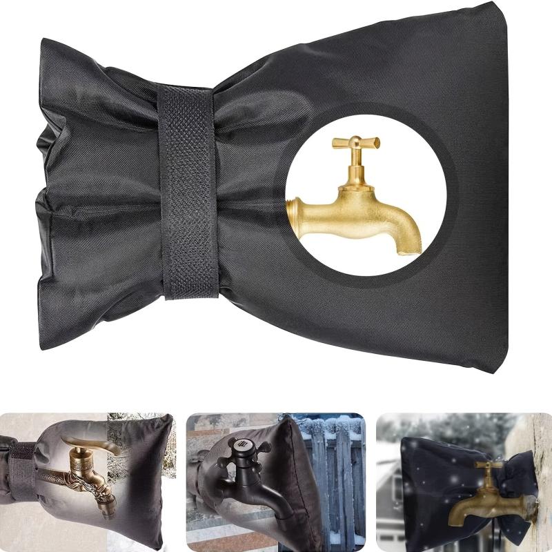 2pcs Outdoor Faucet Insulation Cover Winter Protection
