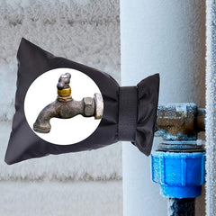 2pcs Outdoor Faucet Insulation Cover Winter Protection