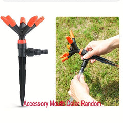 360u00b0 Rotatable Lawn Sprinkler Automatic Water Pipe Yard Sprinkler Spike