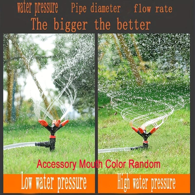 360u00b0 Rotatable Lawn Sprinkler Automatic Water Pipe Yard Sprinkler Spike