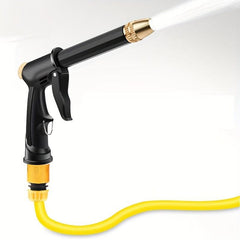 Copper Plated Nozzle Long Rod Garden Cleaning Watering Spray Head