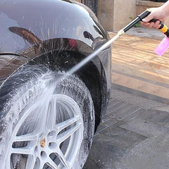 Copper Plated Nozzle Long Rod Garden Cleaning Watering Spray Head