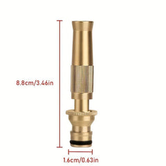 High Pressure Brass Adjustable Hose Nozzle Car Washing Gun