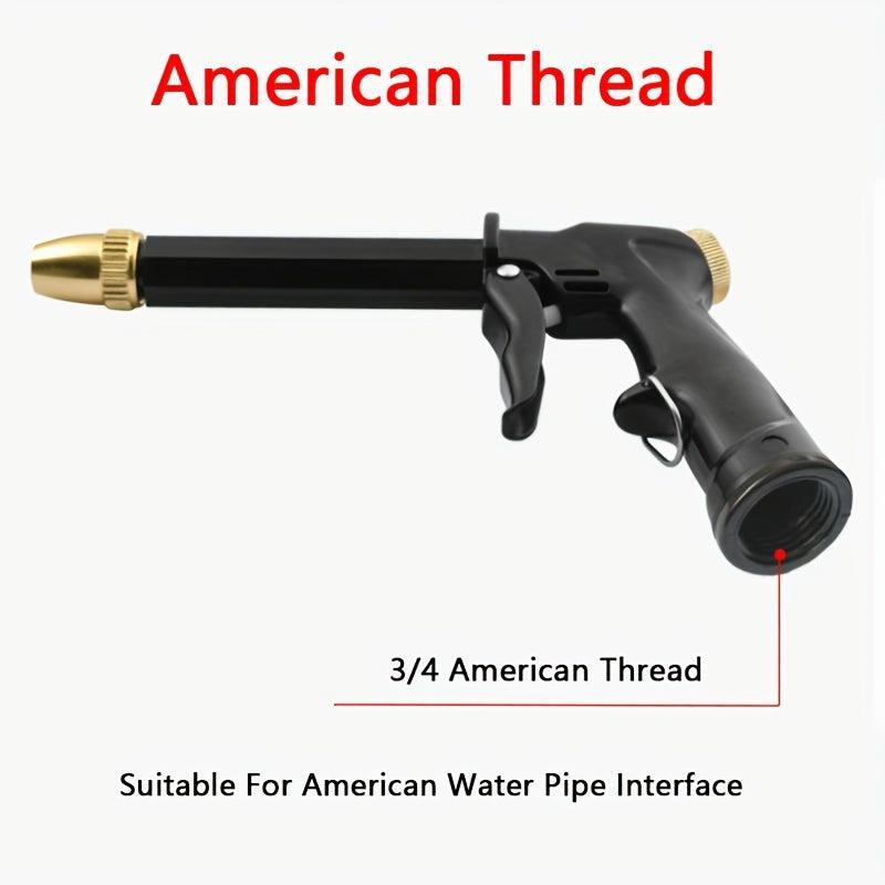 Adjustable Garden Water Gun Sprinkler Nozzle High Pressure Washer