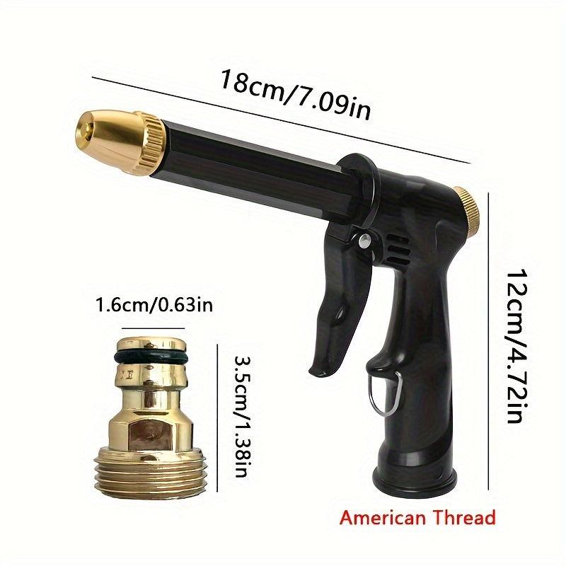 Adjustable Garden Water Gun Sprinkler Nozzle High Pressure Washer