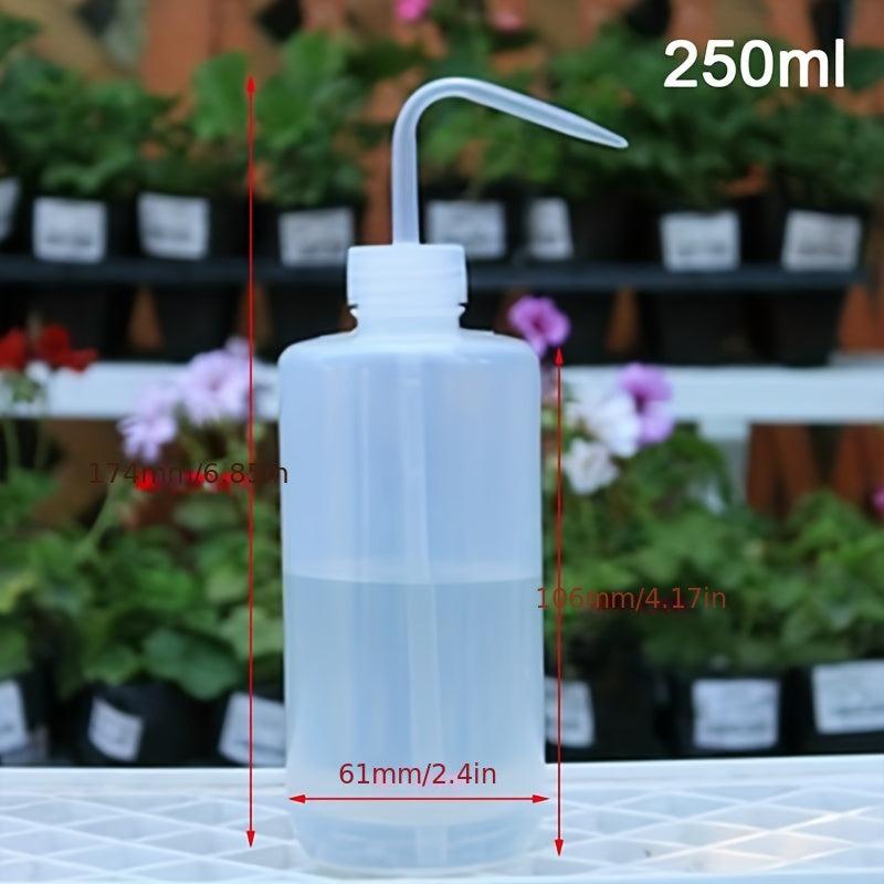 1pc 250ml Plastic Washing Bottle with Curved Spout