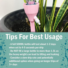 3pcs Plant Self Watering Spikes Automatic Control System