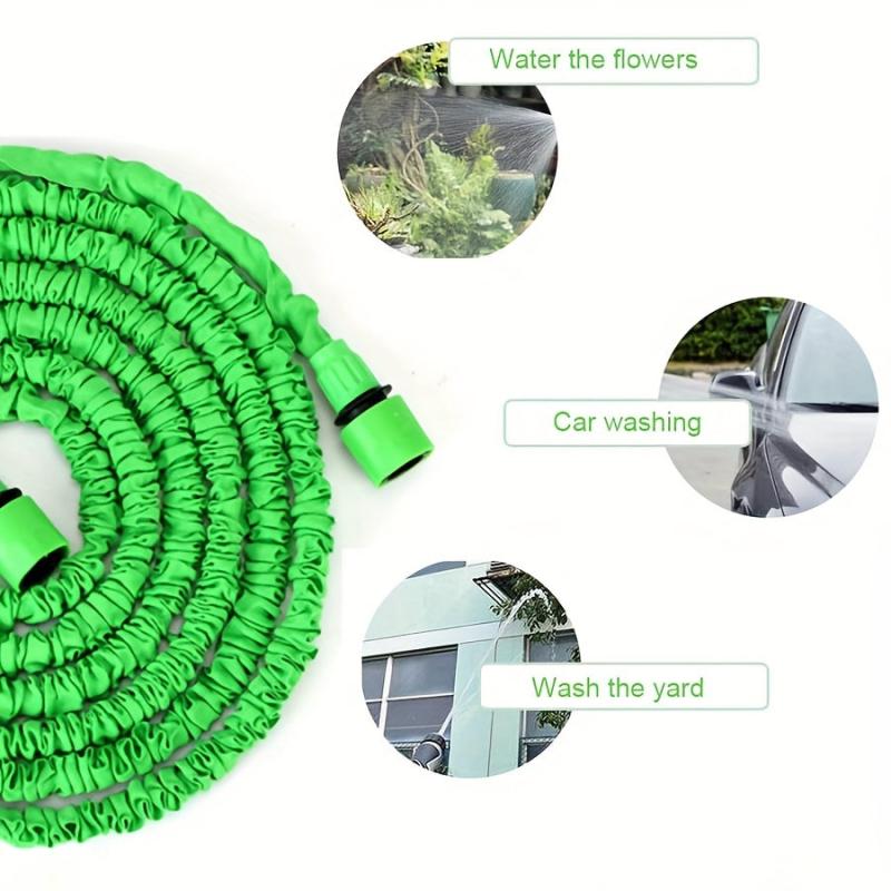 Expandable Garden Hose Set with Sprayer Gun Nozzles
