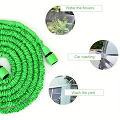 Expandable Garden Hose Set with Sprayer Gun Nozzles