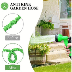 Expandable Garden Hose Set with Sprayer Gun Nozzles