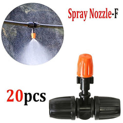 20pcs Garden Drip Irrigation Misting Nozzles - Adjustable Micro Sprinkler Heads