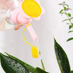 Plastic Dual Head Bottle Watering Spout Bonsai Watering Can