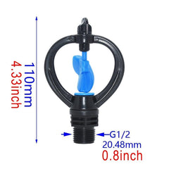 5pcs 360 Auto Rotary Sprinkler for Garden Lawn Watering