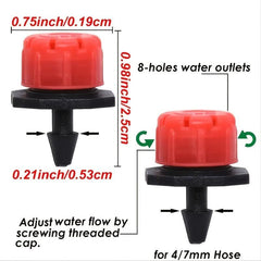 50pcs Barbed Tee Fittings: Effortlessly Connect Your Watering System