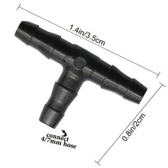50pcs Barbed Tee Fittings: Effortlessly Connect Your Watering System