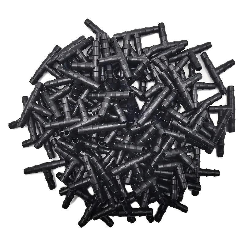 50pcs Barbed Tee Fittings: Effortlessly Connect Your Watering System