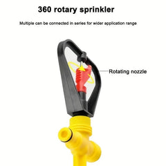 360 Rotating Garden Nozzle High Pressure Watering Tool for Lawns Gardens