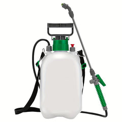 Garden Water Sprayer 3 Gallon Pump Pressure Bottle w/ 3 Nozzles, Strap & Valve