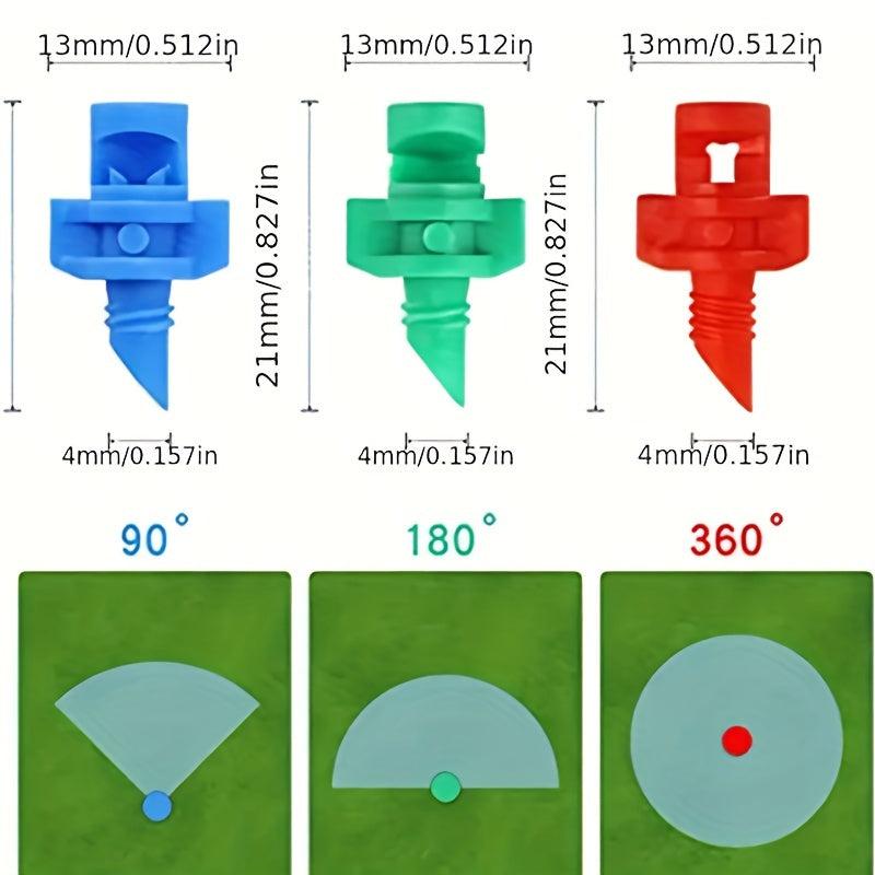 80pcs Micro Garden Lawn Water Spray Misting Nozzle Sprinkler Irrigation System