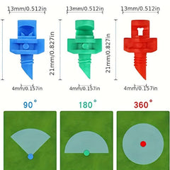 80pcs Micro Garden Lawn Water Spray Misting Nozzle Sprinkler Irrigation System