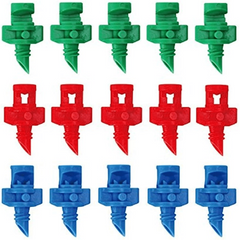 80pcs Micro Garden Lawn Water Spray Misting Nozzle Sprinkler Irrigation System