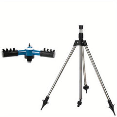 Automatic Rotating Tripod Sprinkler Stainless Steel Rotary Irrigation