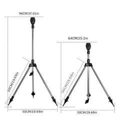 Automatic Rotating Tripod Sprinkler Stainless Steel Rotary Irrigation