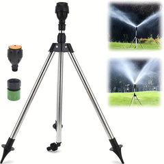 Automatic Rotating Tripod Sprinkler Stainless Steel Rotary Irrigation