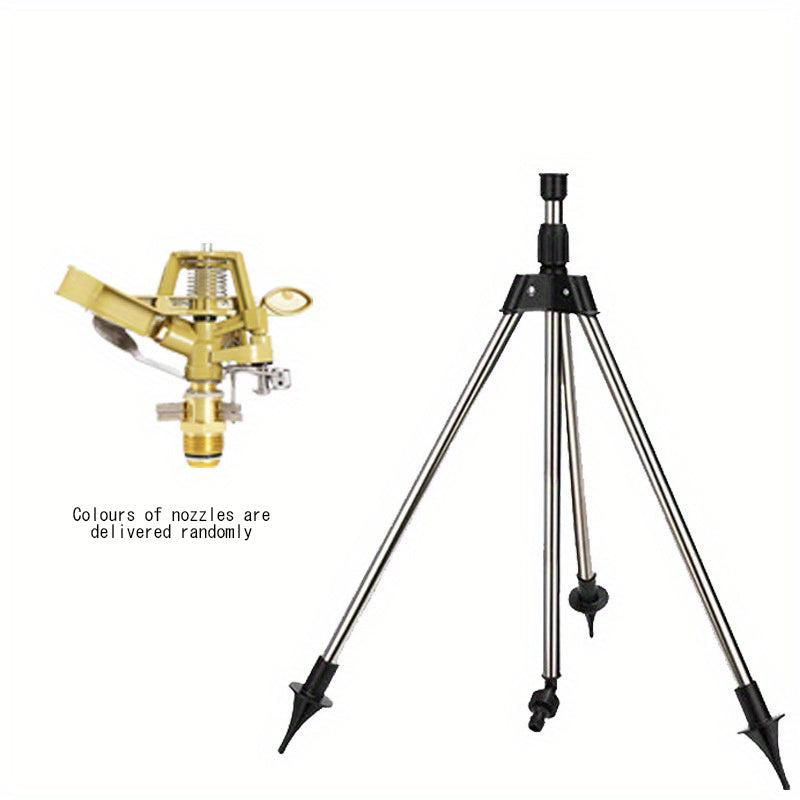 Automatic Rotating Tripod Sprinkler Stainless Steel Rotary Irrigation