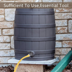 Rain Barrel Kit 3/4 Inch Bulkhead Fitting with Valve and Thread Sealing Tape