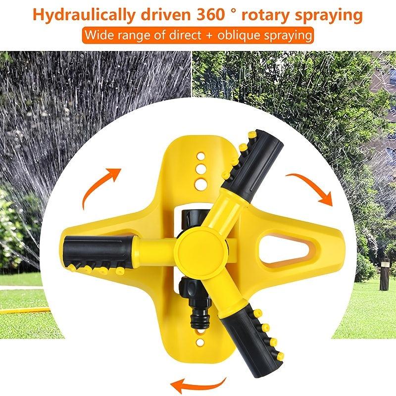 360u00b0 Rotating Garden Sprinkler Automatic Lawn Irrigation Set