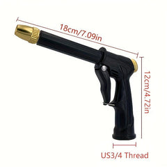 Telescopic Garden Hose w/ Spray Water Gun & High Pressure Nozzle