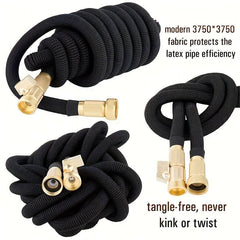 Telescopic Garden Hose w/ Spray Water Gun & High Pressure Nozzle