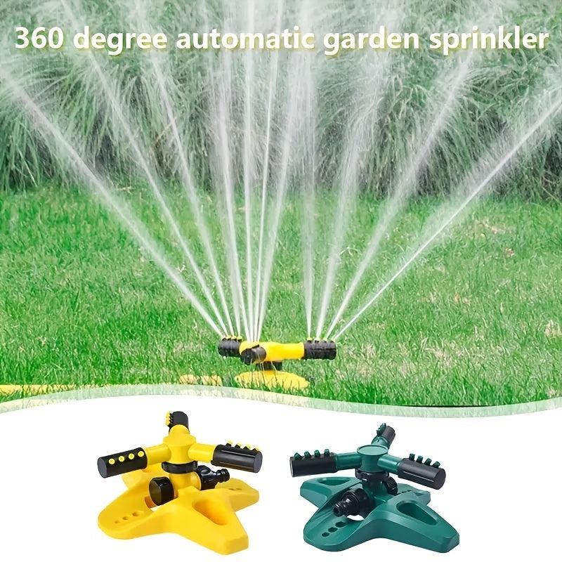 360 Degree Rotating Garden Sprinkler System for Large Coverage Area