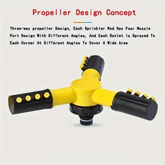 360 Rotating Plastic Sprinkler for Irrigation & Watering
