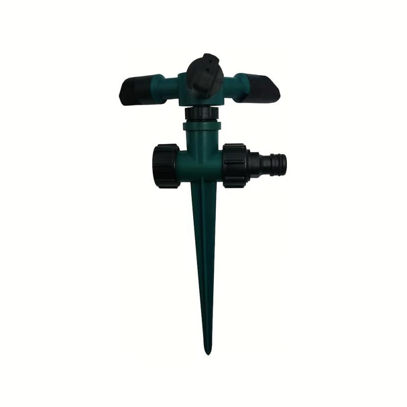 360 Degree 3 Arm Rotating Sprinkler Automatic Nozzle Garden Irrigation