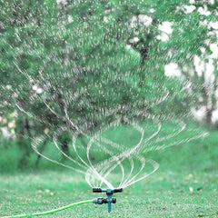 360 Degree 3 Arm Rotating Sprinkler Automatic Nozzle Garden Irrigation