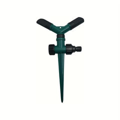 360 Degree 3 Arm Rotating Sprinkler Automatic Nozzle Garden Irrigation