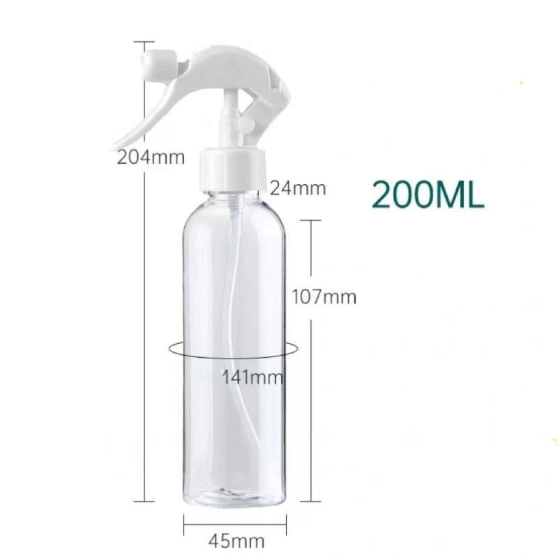 200ml Plastic Spray Bottle Trigger Sprayer Refillable Atomizer