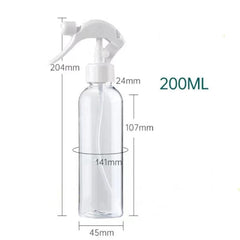 200ml Plastic Spray Bottle Trigger Sprayer Refillable Atomizer