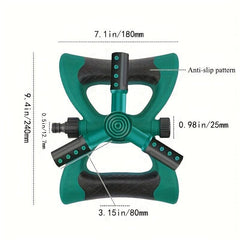 Automatic 360 Rotating Large Area Sprinkler System